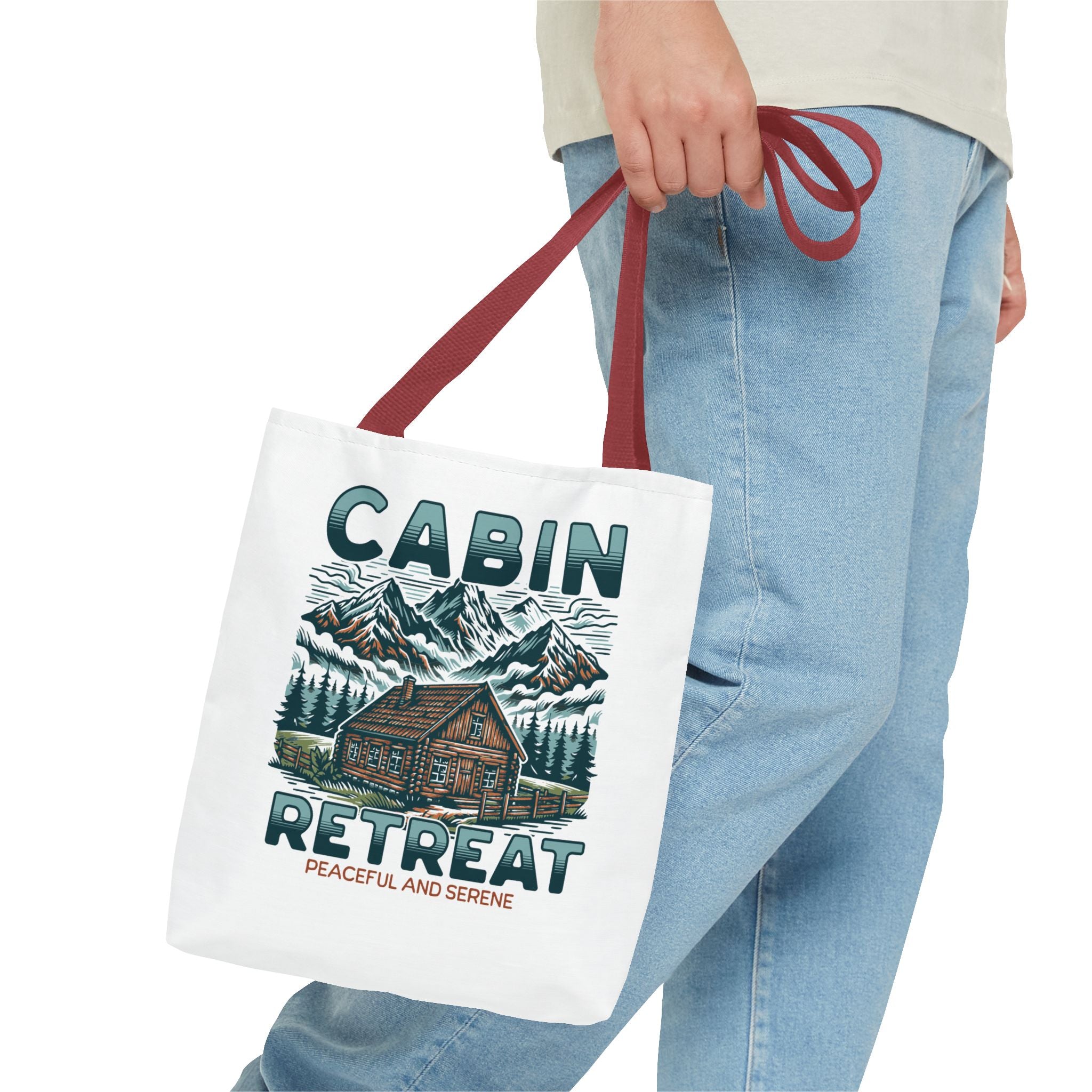 Cabin Retreat Tote Bag