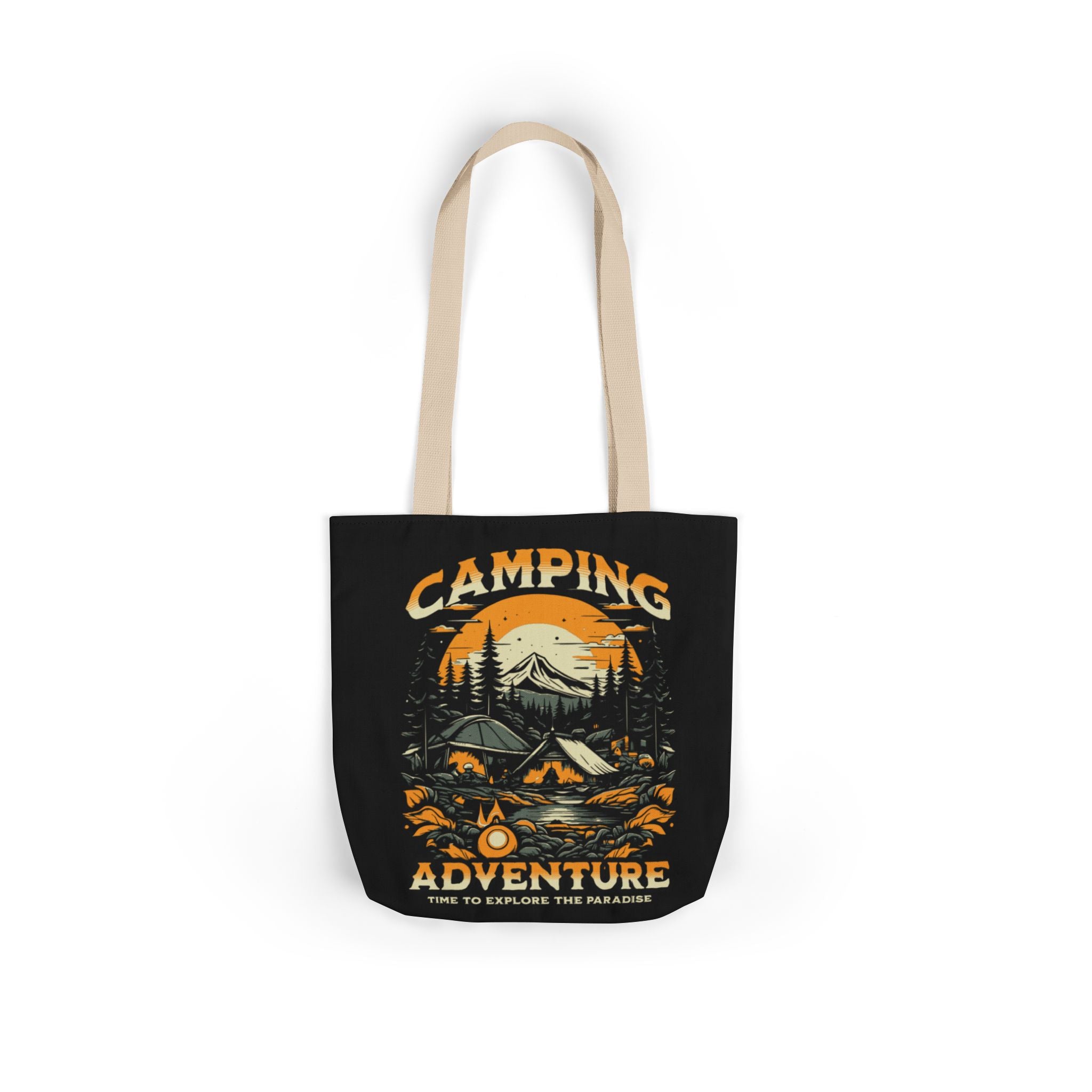 Camping Adventure Canvas Tote Bag