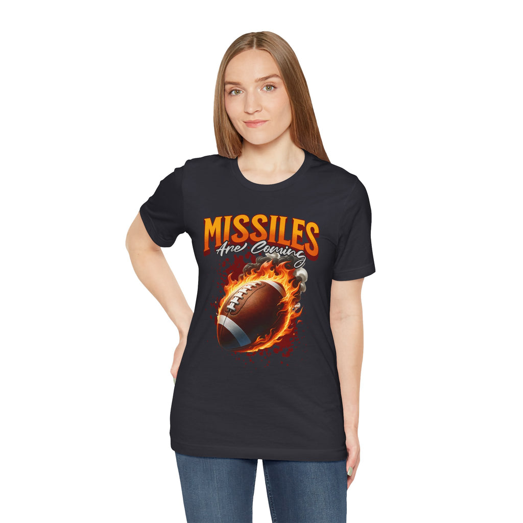 Missiles Are Coming Football T-Shirt