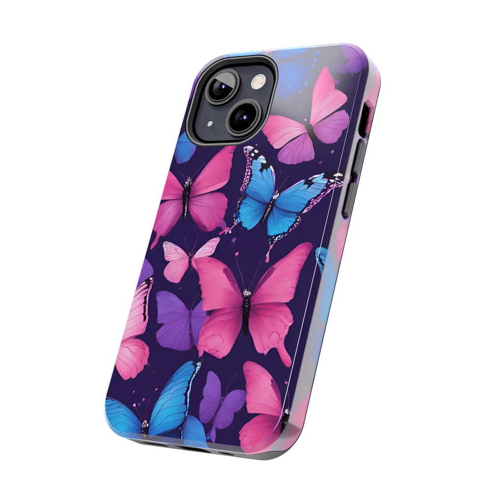 Butterfly Phone Case (Pink,Purple and Blue)