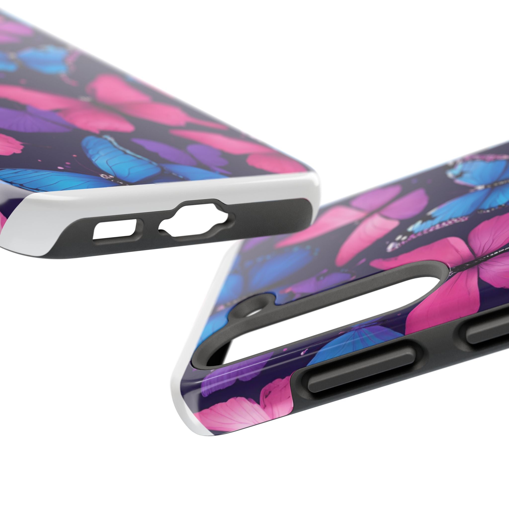 Butterfly Phone Case (Pink,Purple and Blue)