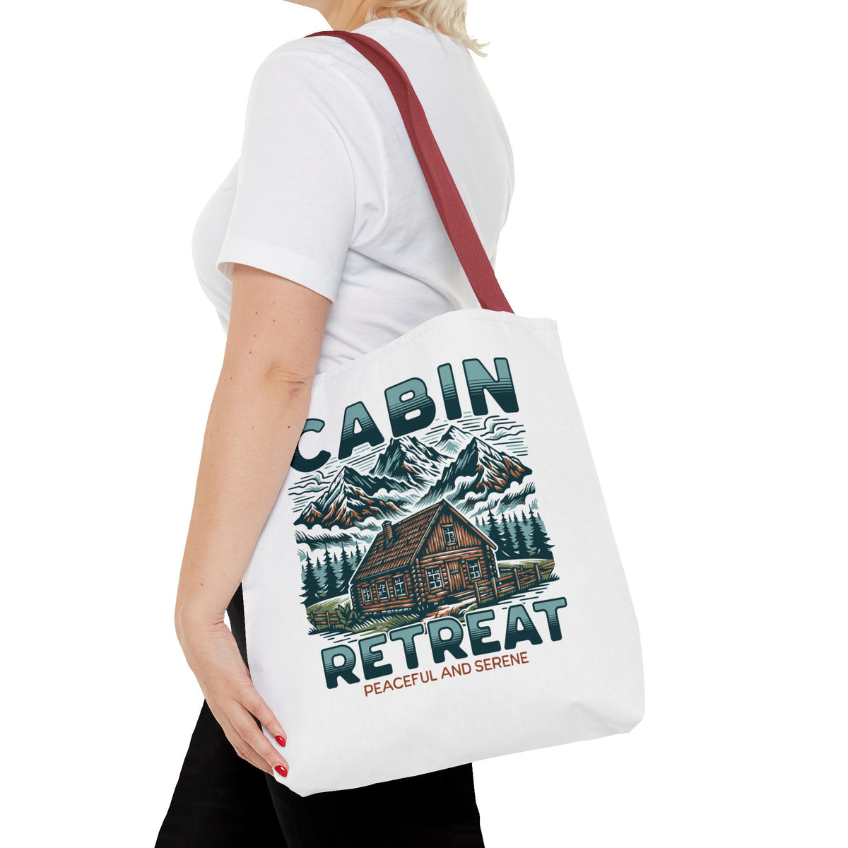 Cabin Retreat Tote Bag