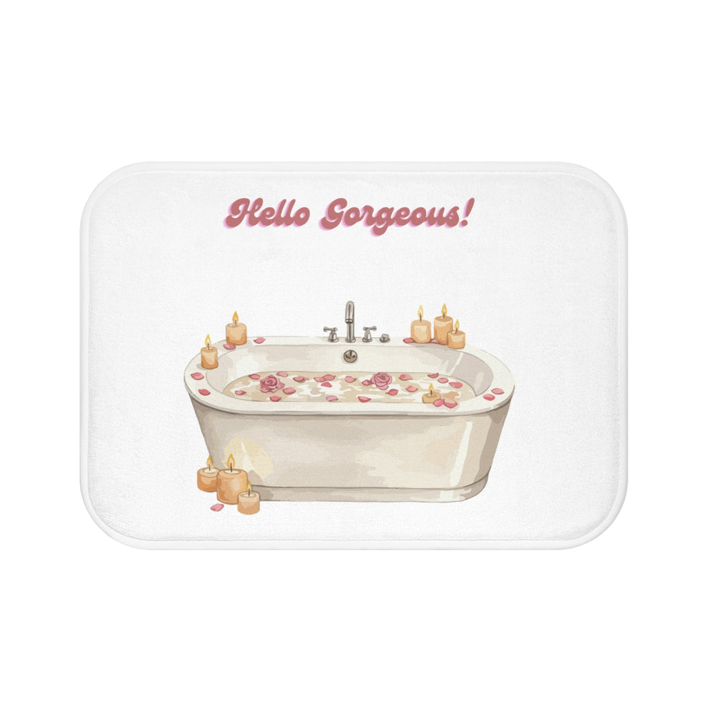 Hello Gorgeous Bath Mat