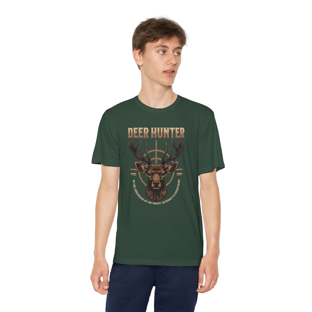 Deer Hunter w/Bullets Youth T-Shirt