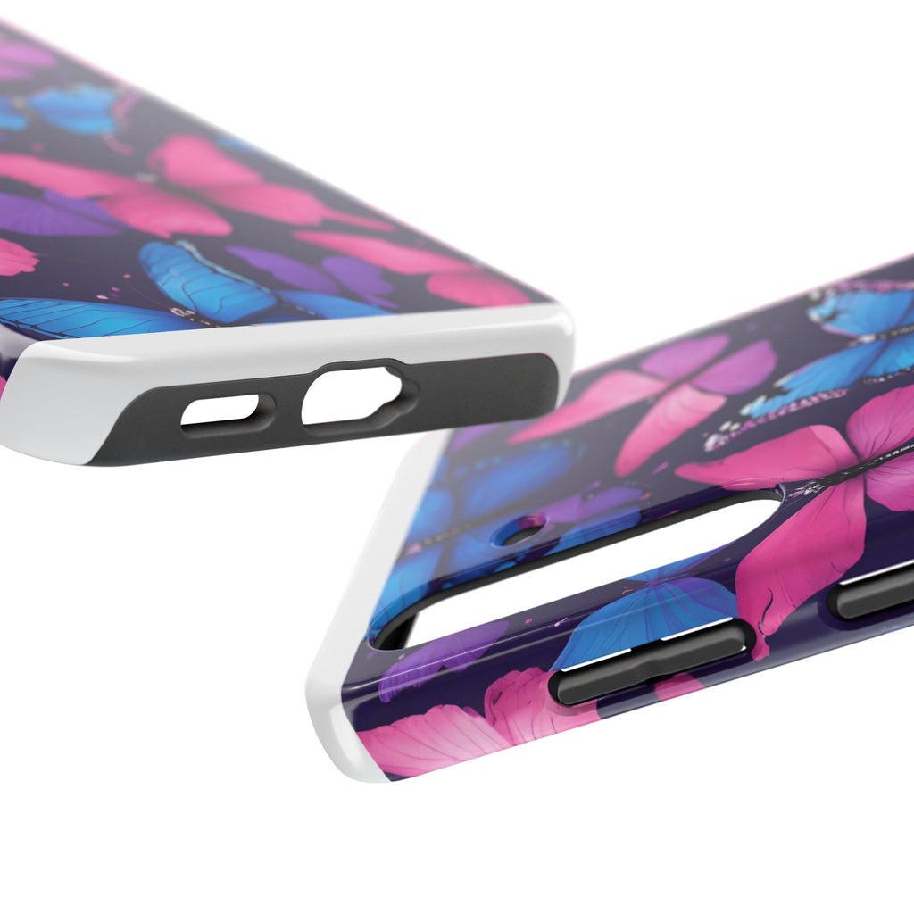 Butterfly Phone Case (Pink,Purple and Blue)