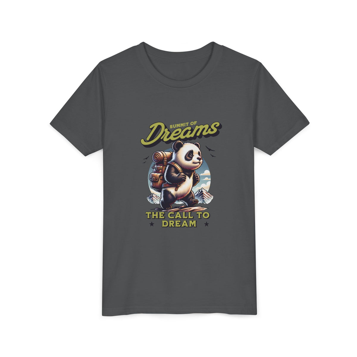 'Follow Your Dreams' Panda Youth T-Shirt