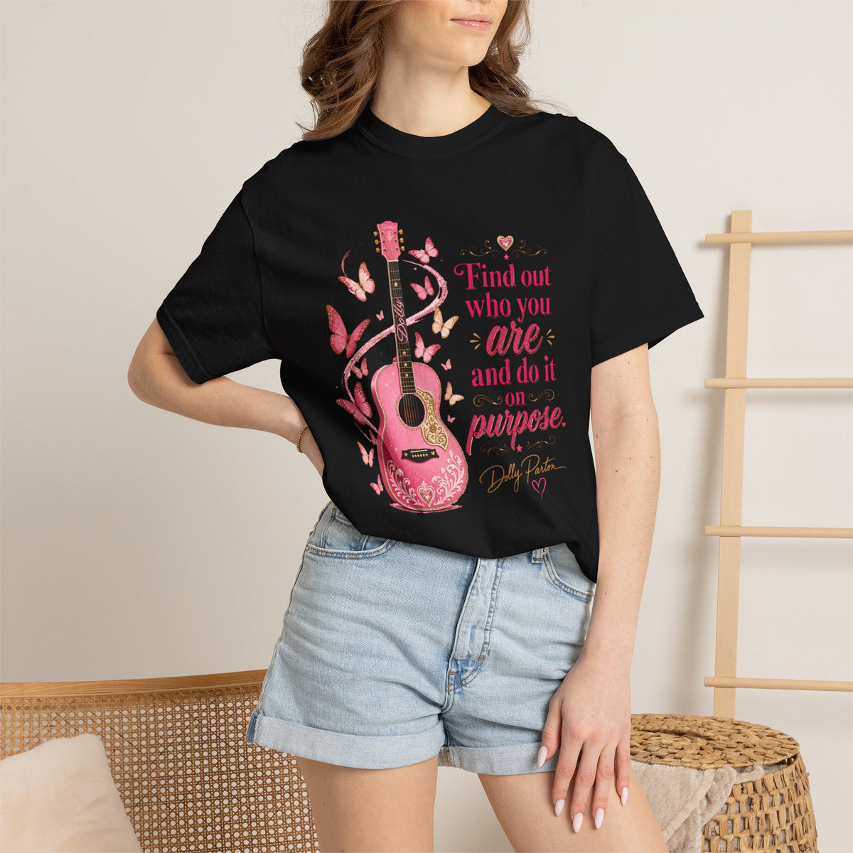 Guitar & Butterflies Tee