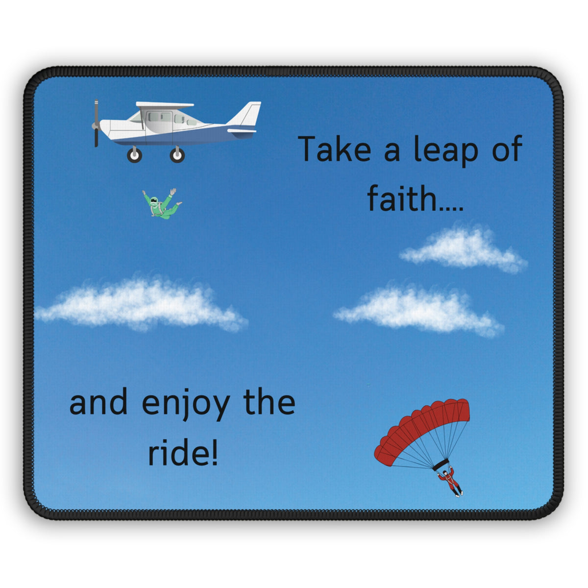 Leap of Faith Mouse Pad