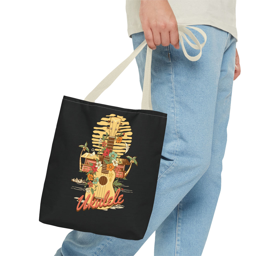 Ukulele Retro Tote Bag