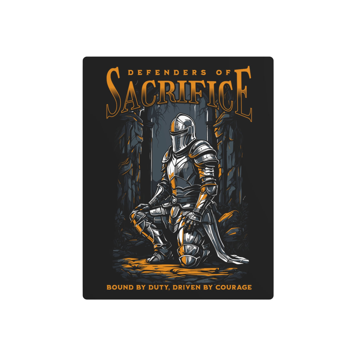 "Defenders of Sacrifice" Knight Wall Art