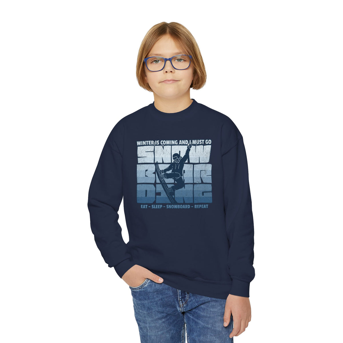 "Winter is Coming..." Youth Crewneck