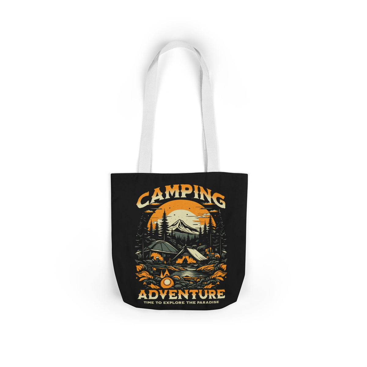 Camping Adventure Canvas Tote Bag