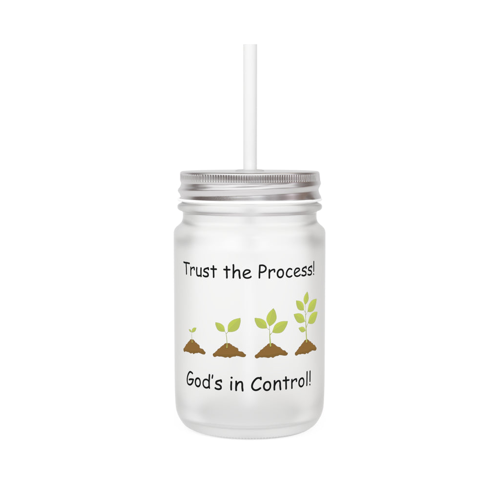 Trust the Process Mason Jar