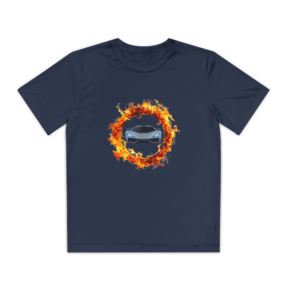 Car in a Ring of Fire Youth T-Shirt