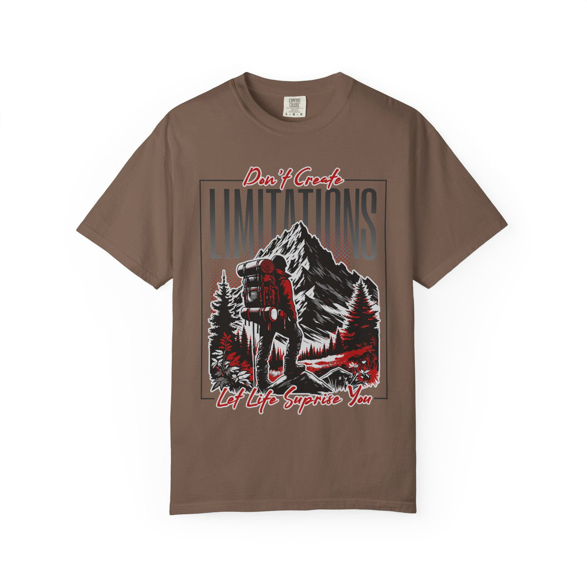 "Don't Create Limitations" Adventure T-Shirt