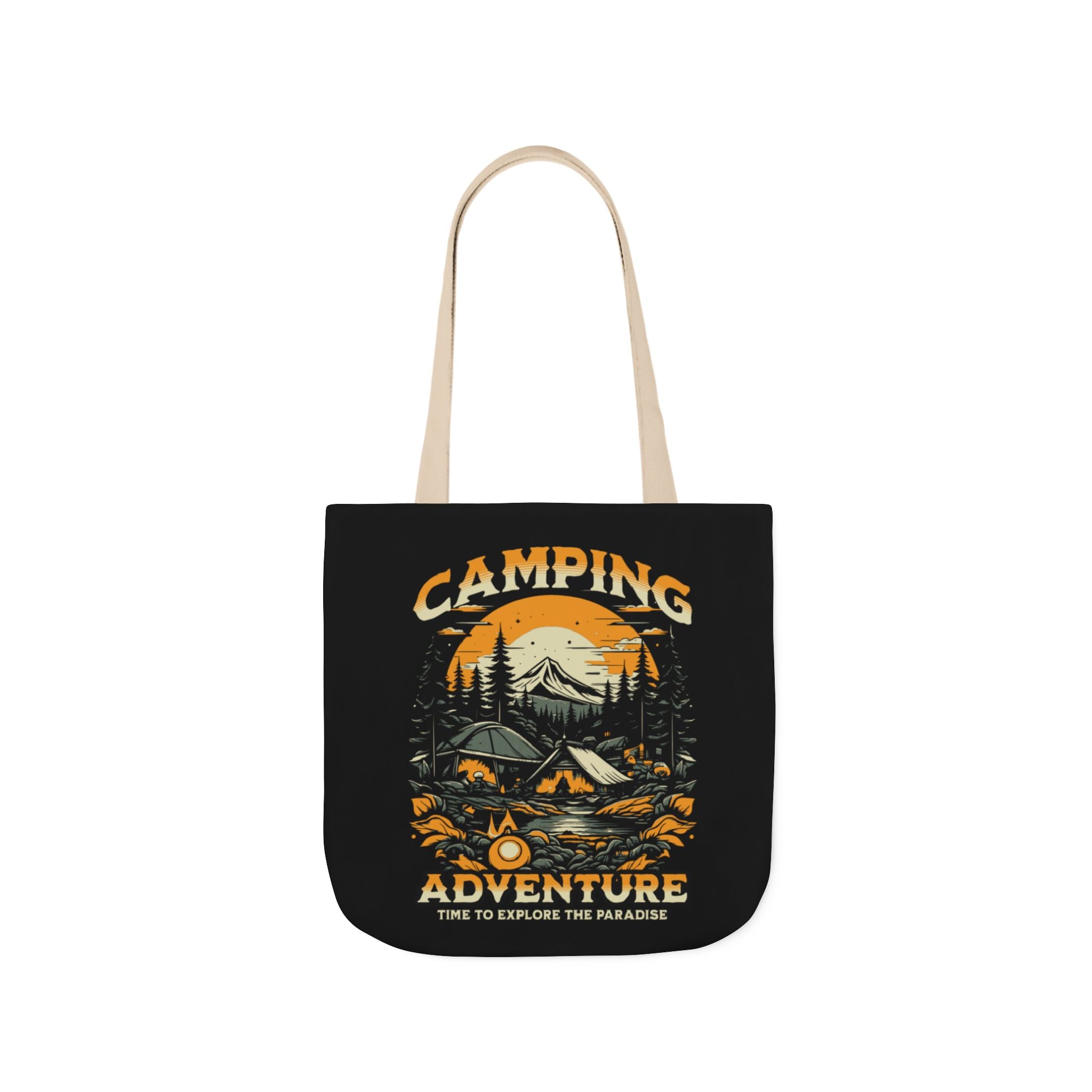 Camping Adventure Canvas Tote Bag