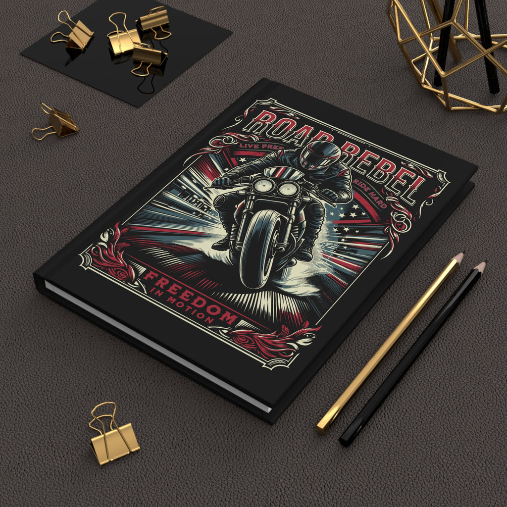 Road Rebel Motorcycle Hardcover Journal