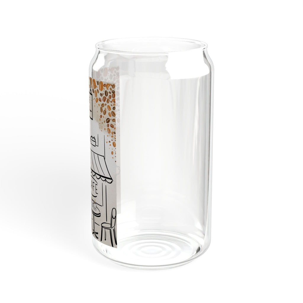 Coffee Shop Sipper Glass