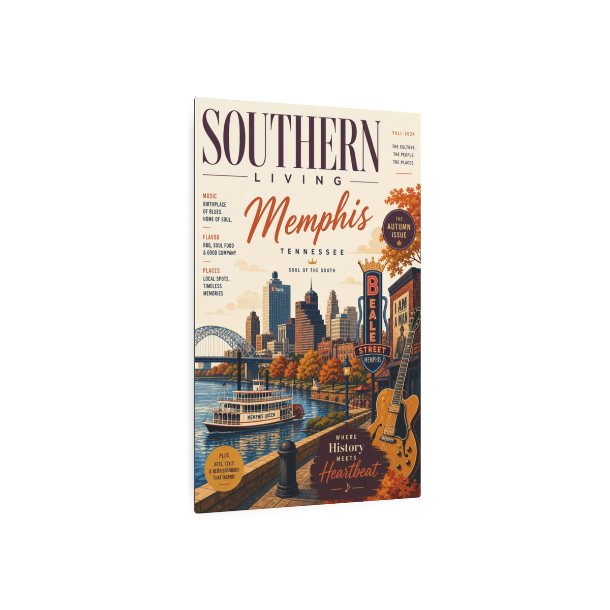 Memphis Tennessee Metal Art Sign