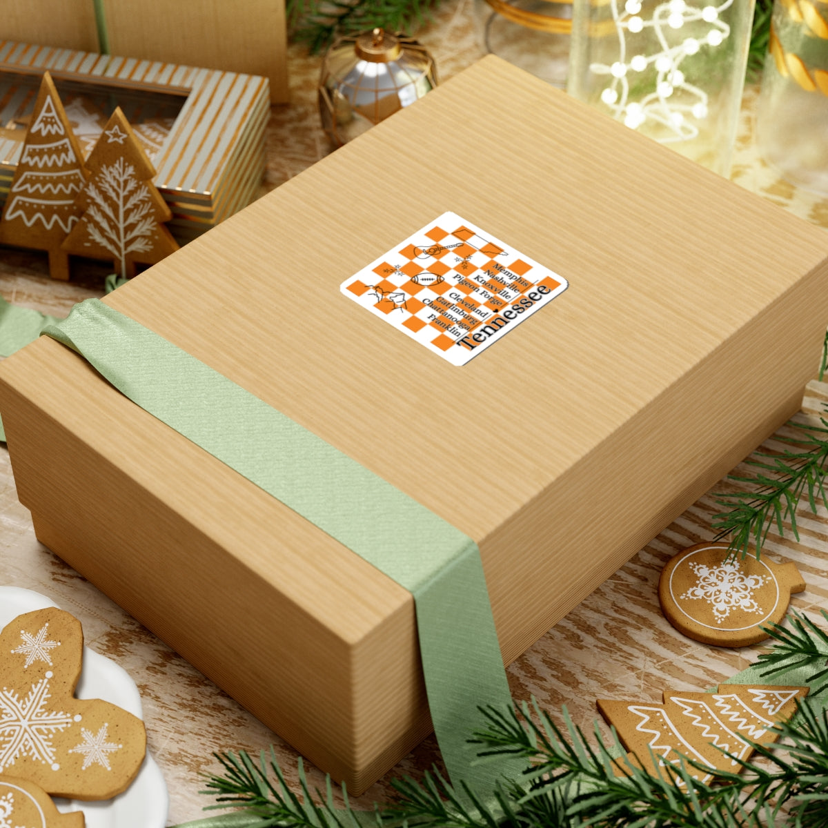 Tennessee Checkerboard Sticker