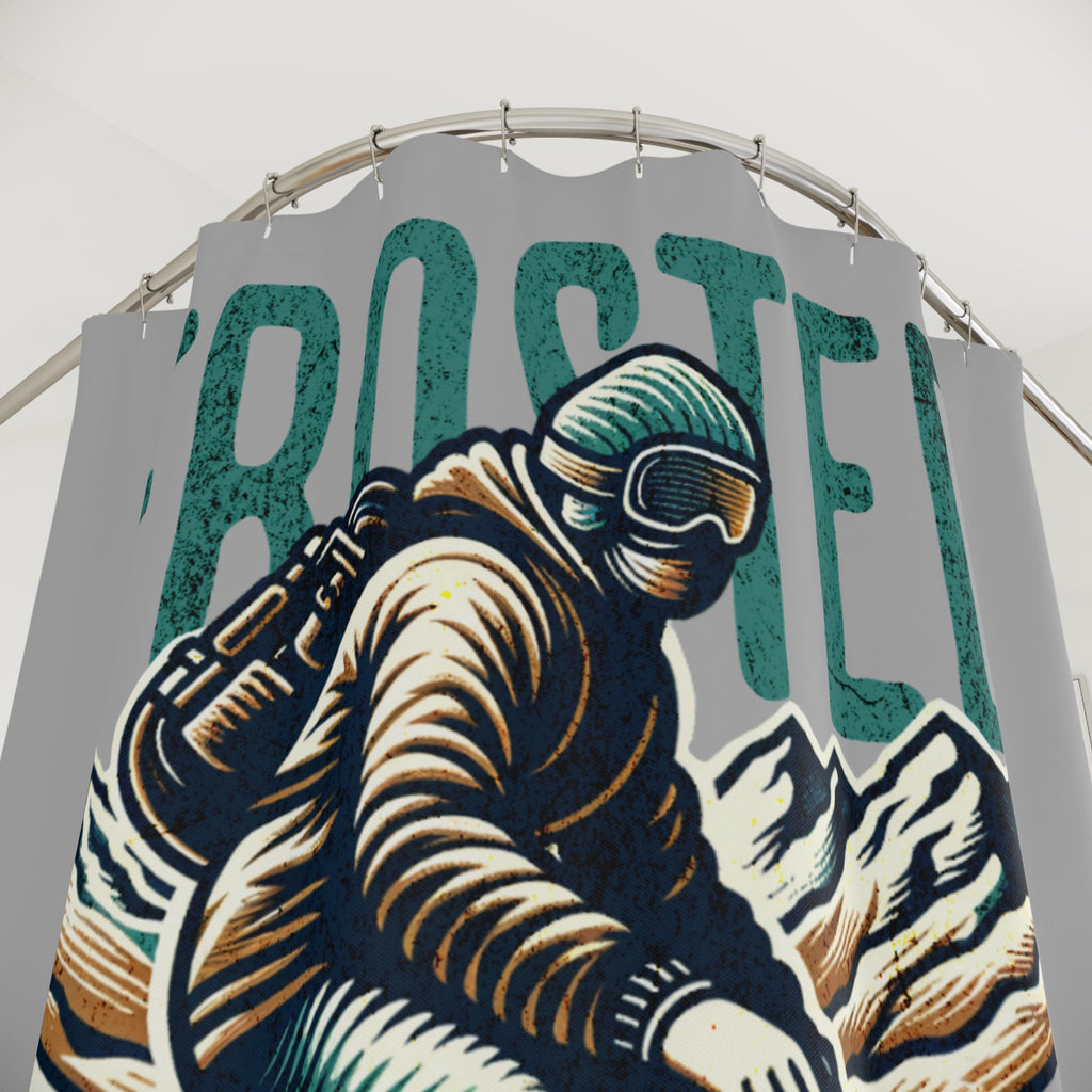 Snowboarder Shower Curtain