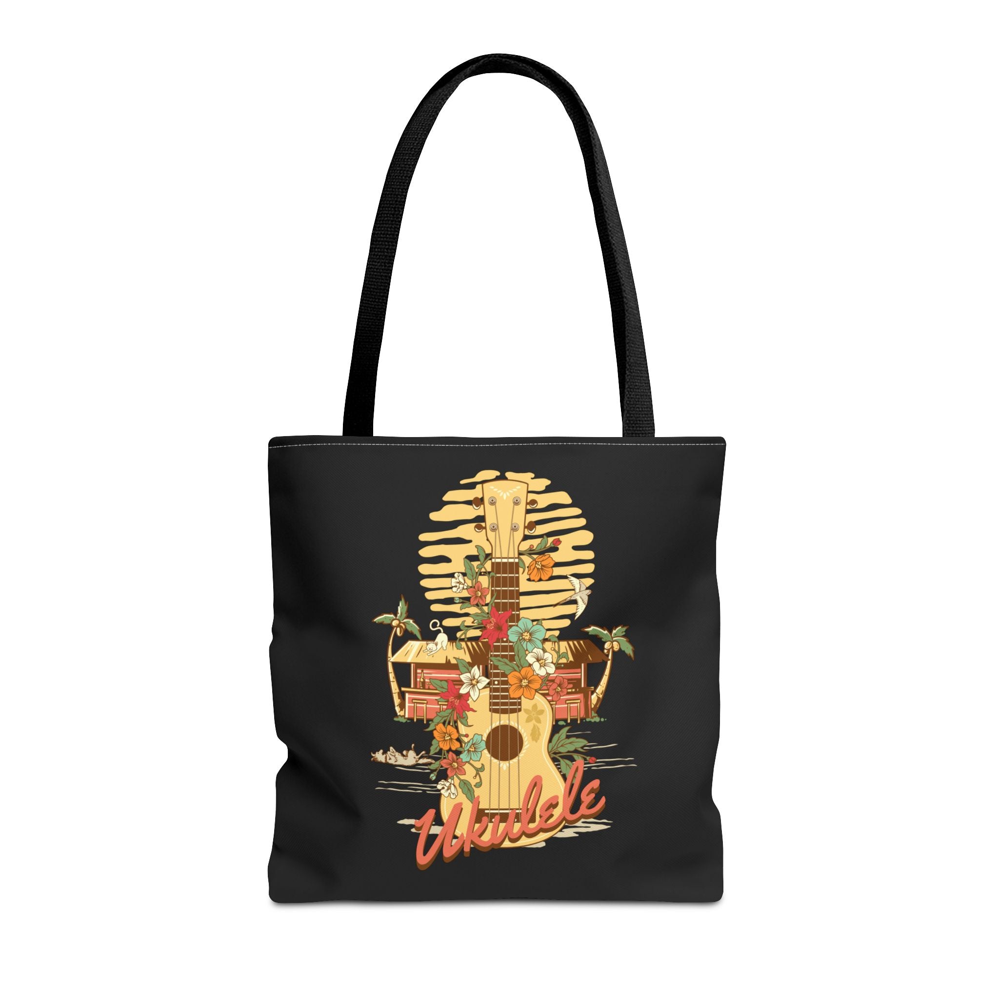 Ukulele Retro Tote Bag