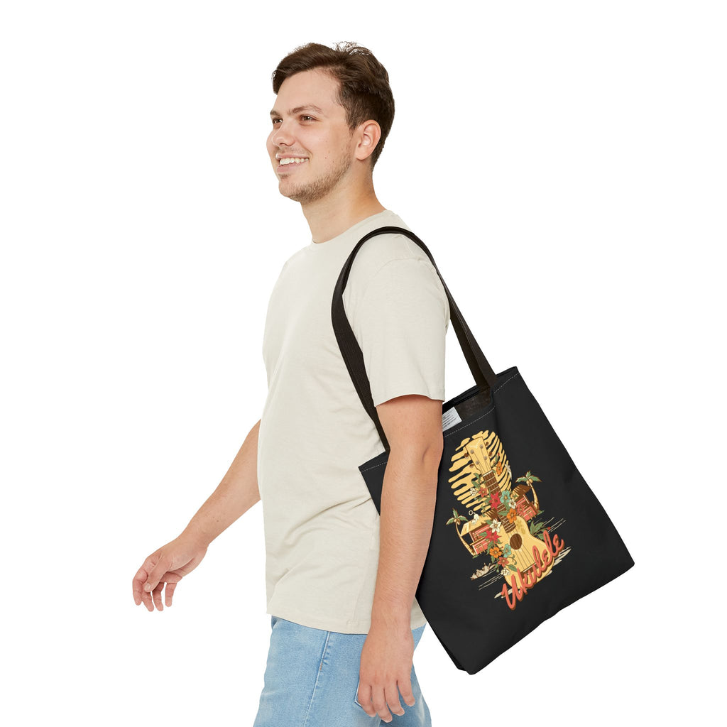 Ukulele Retro Tote Bag