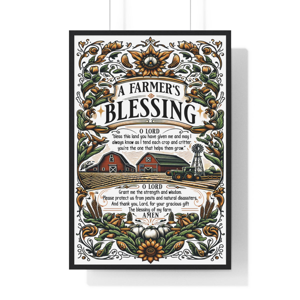 A Farmer's Blessing Poster