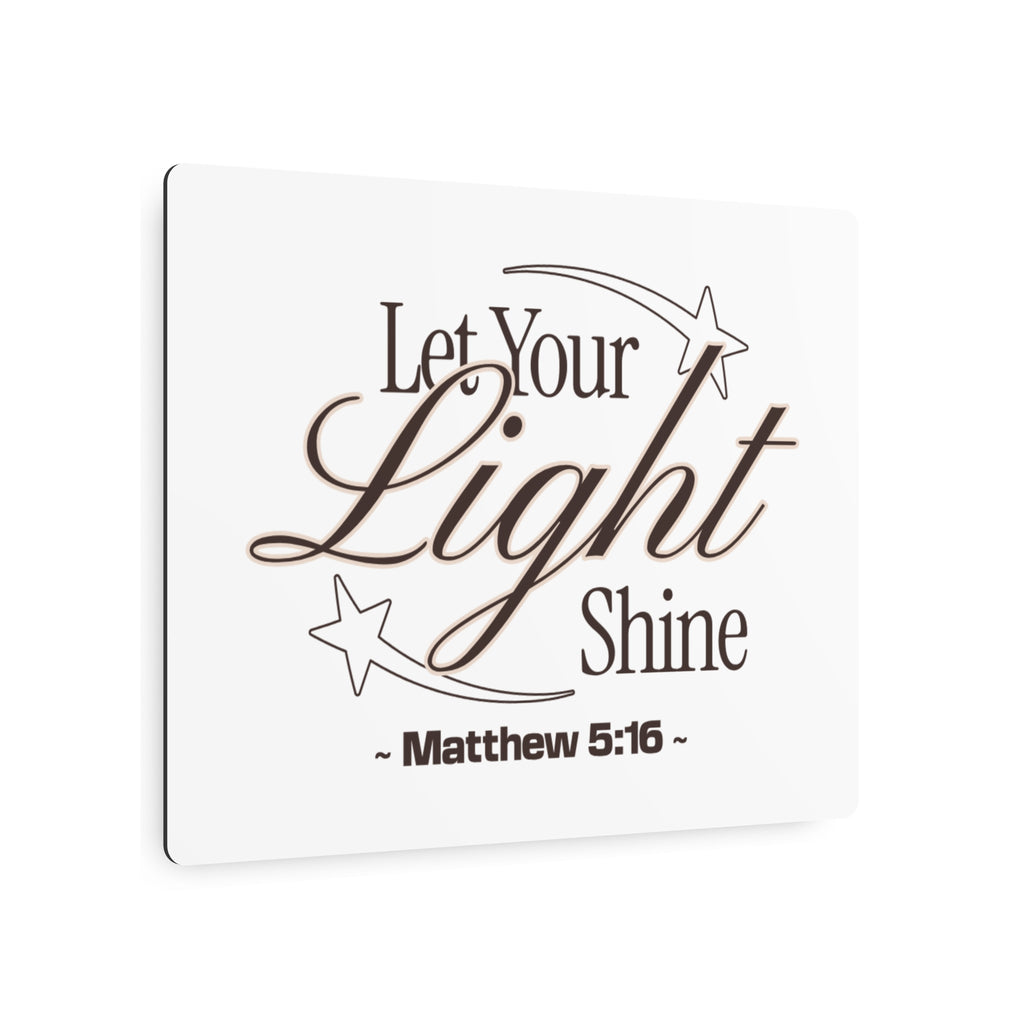"Let Your Light Shine" (Matthew 5:16) Wall Art