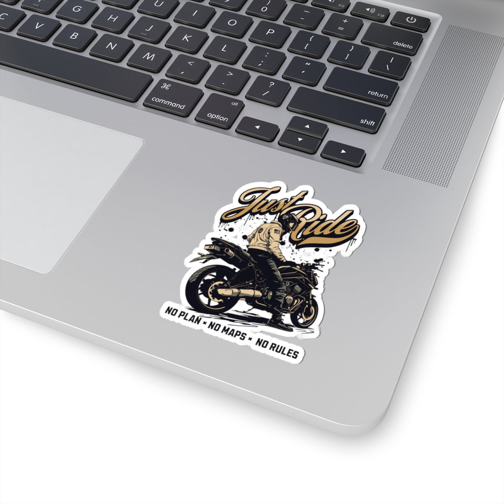 Just Ride Motorcycle Sticker