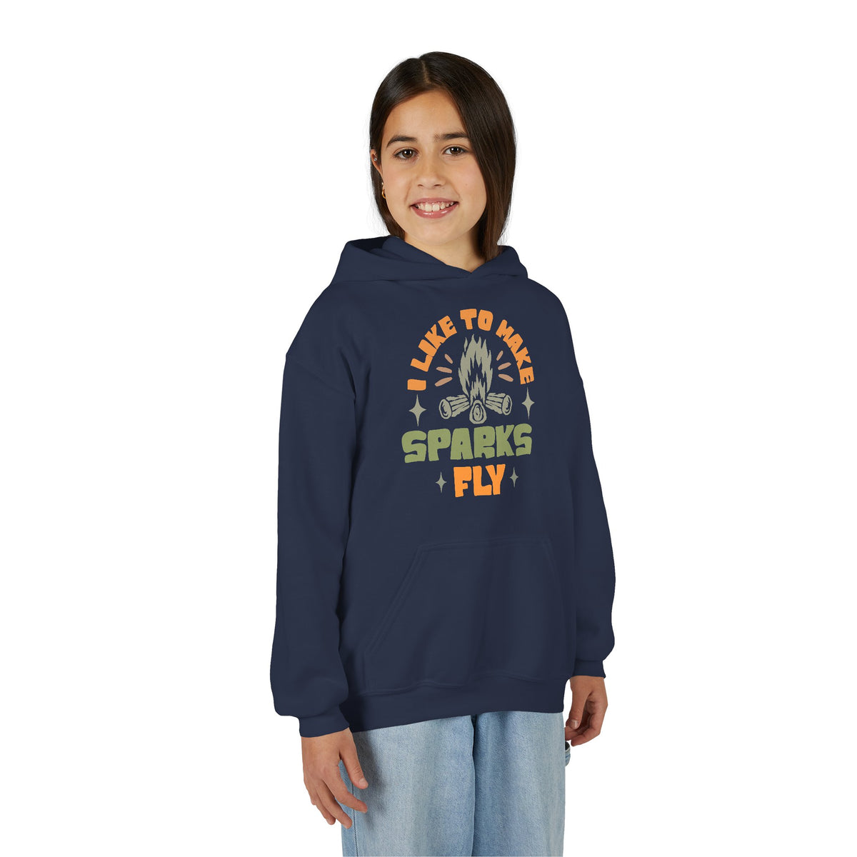 "...Make Sparks Fly" Campfire Youth Hoodie