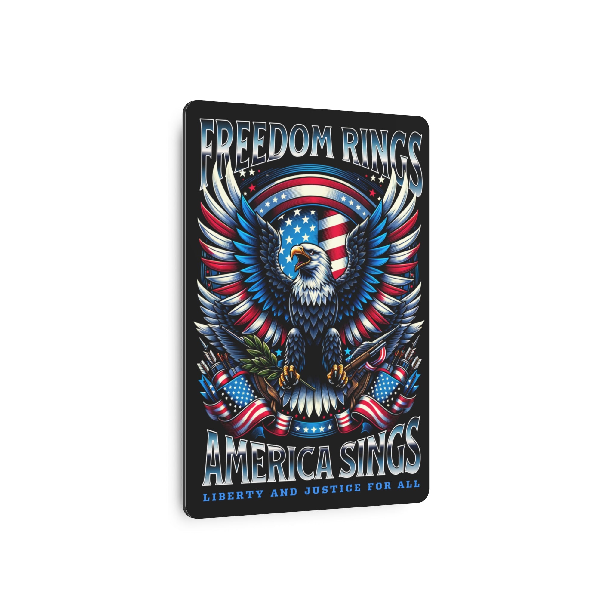 'Freedom Rings, America Sings' Eagle Wall Art