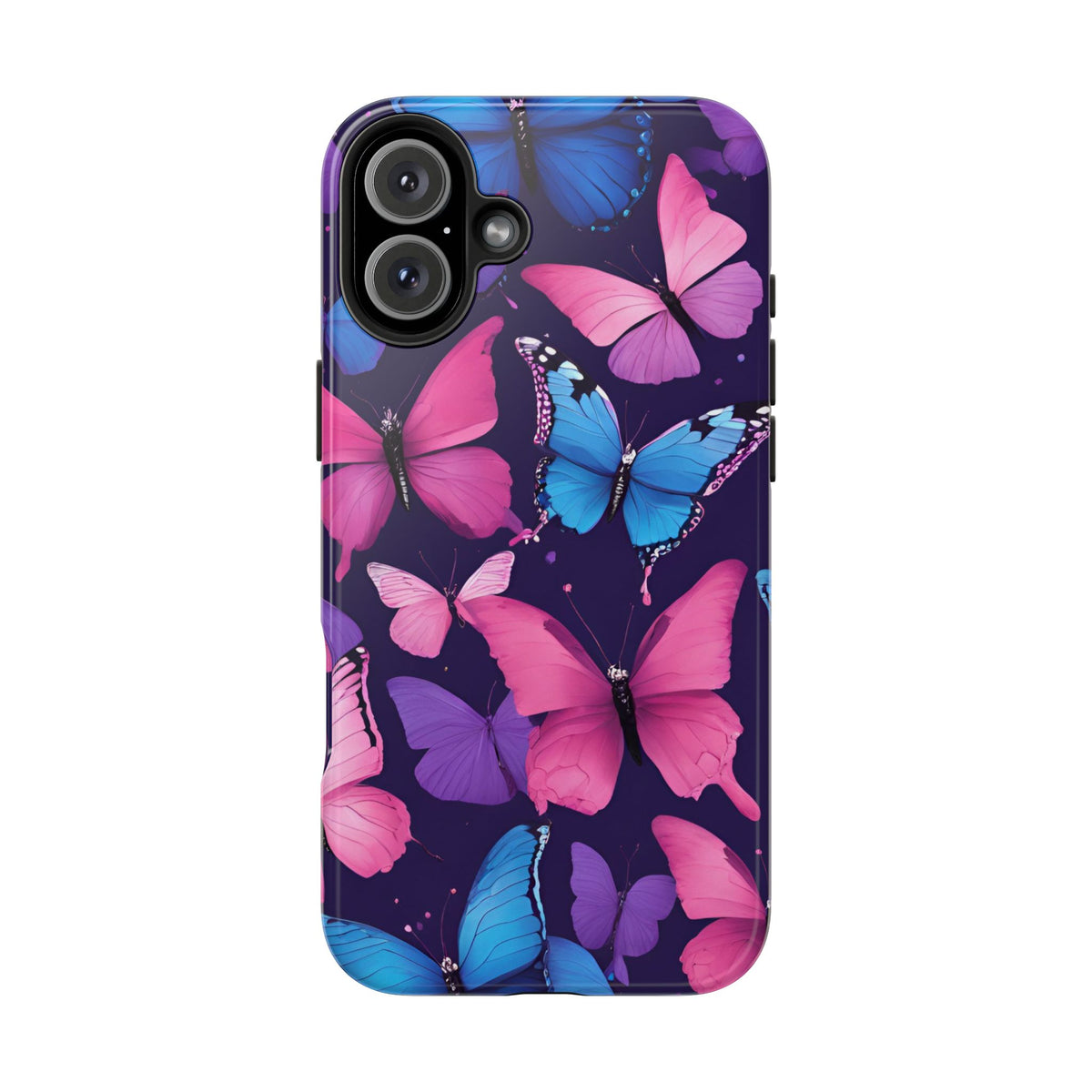 Butterfly Phone Case (Pink,Purple and Blue)