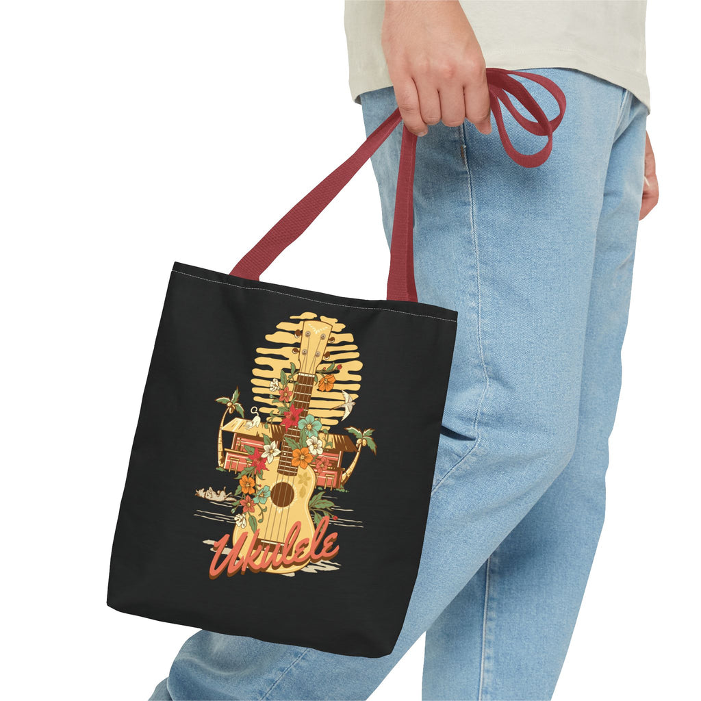 Ukulele Retro Tote Bag