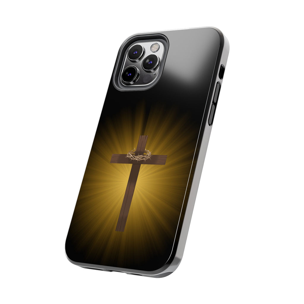 Cross and Crown of Thorns Phone Case