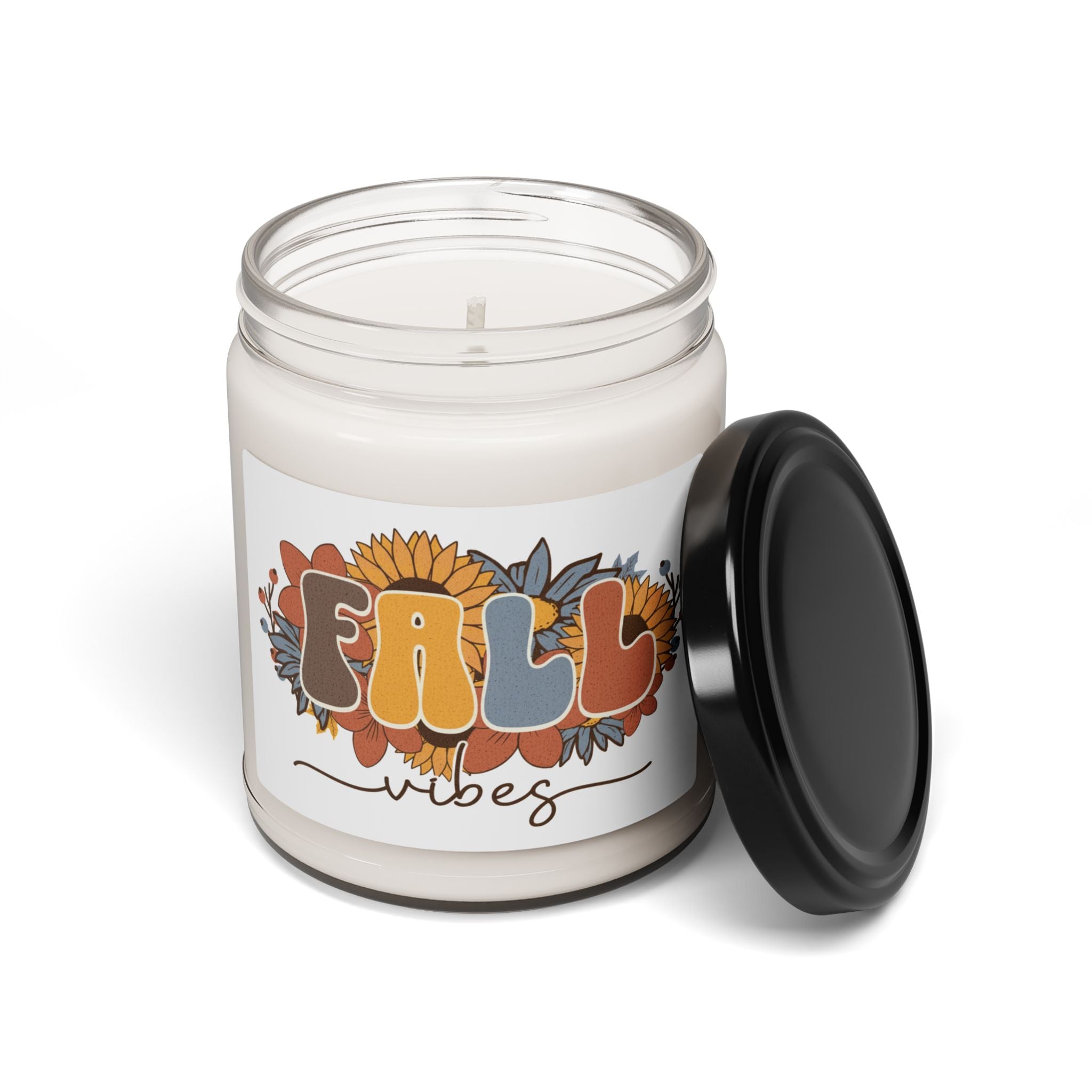 Fall Vibes Scented Soy Candle (9oz)