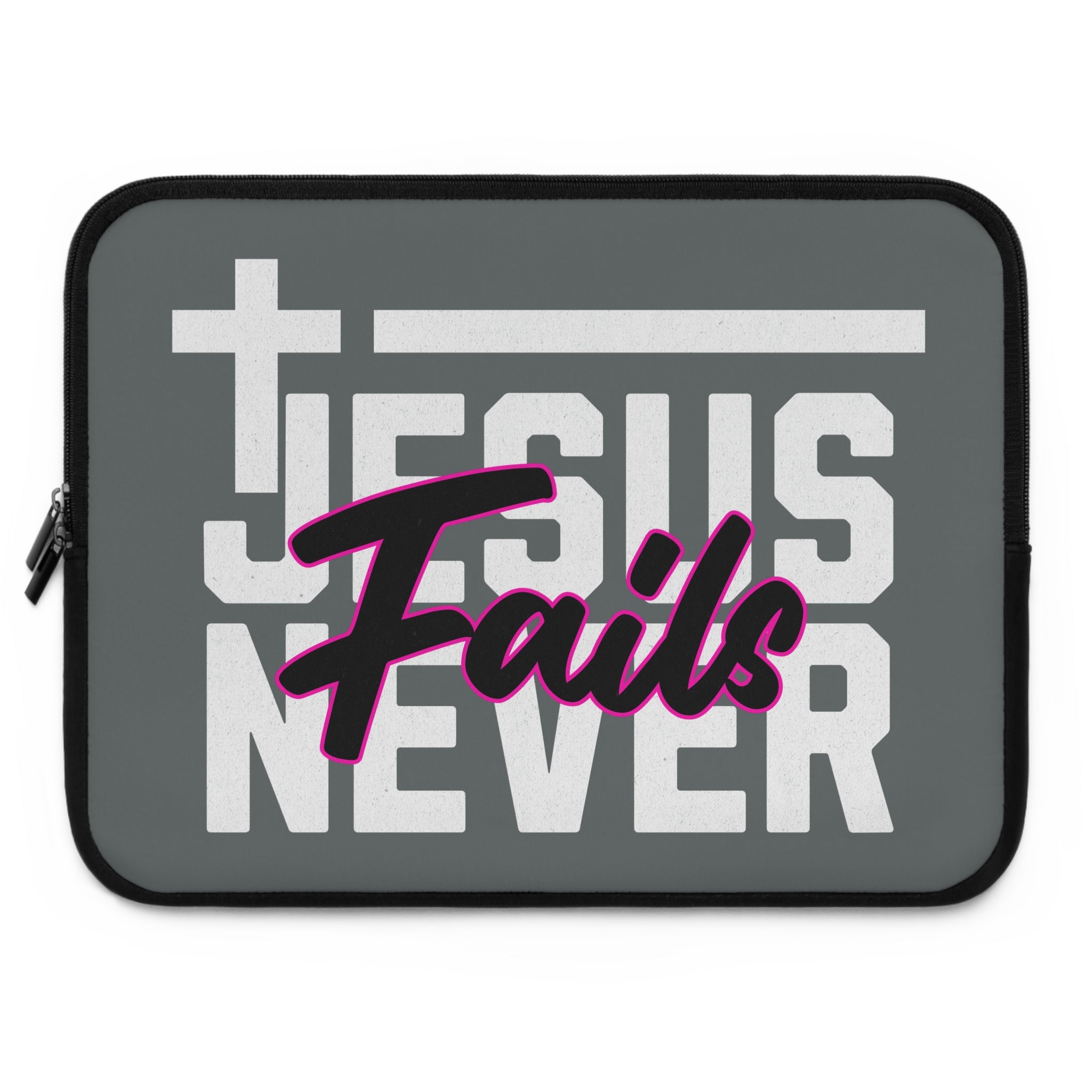 Jesus Never Fails Laptop Cover