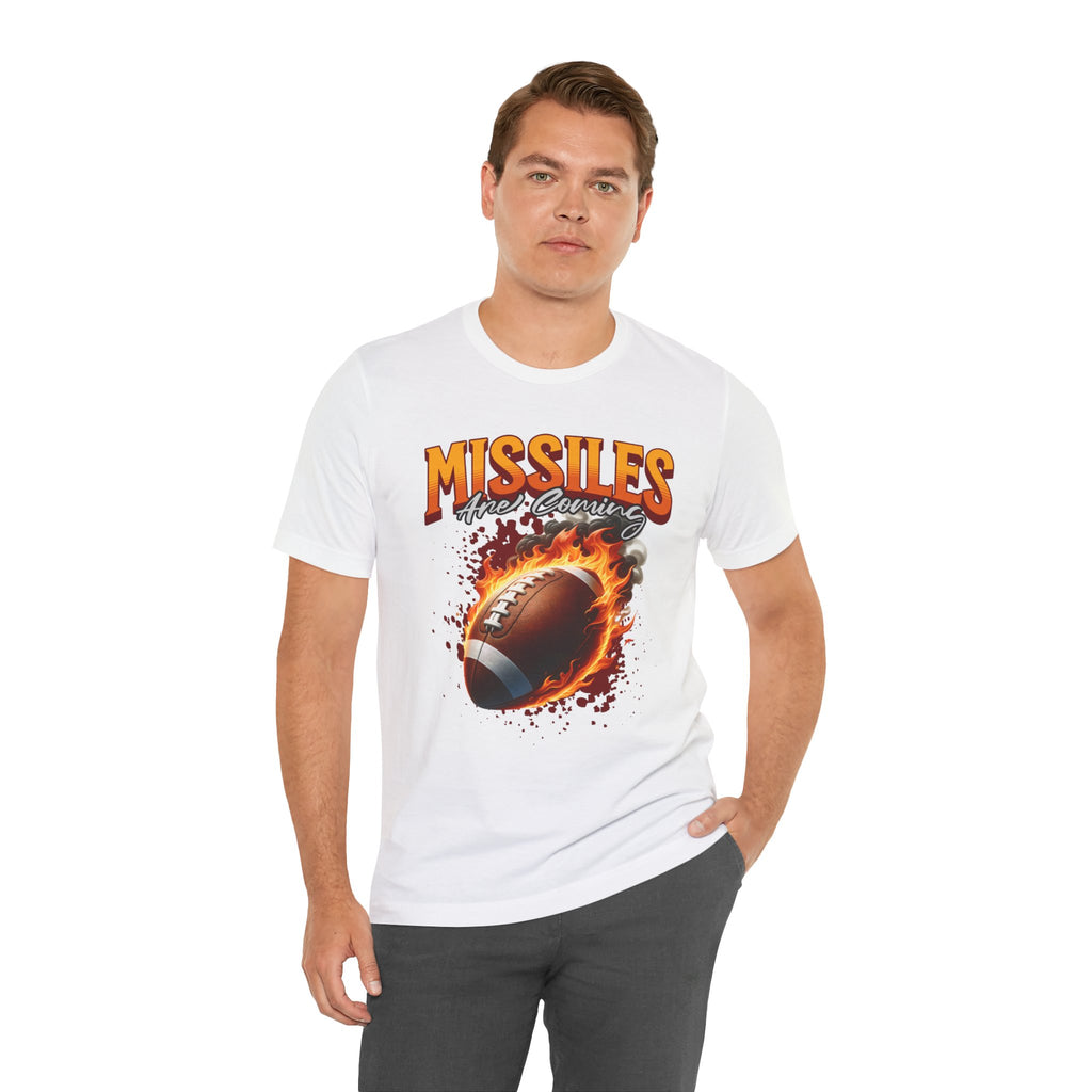 Missiles Are Coming Football T-Shirt