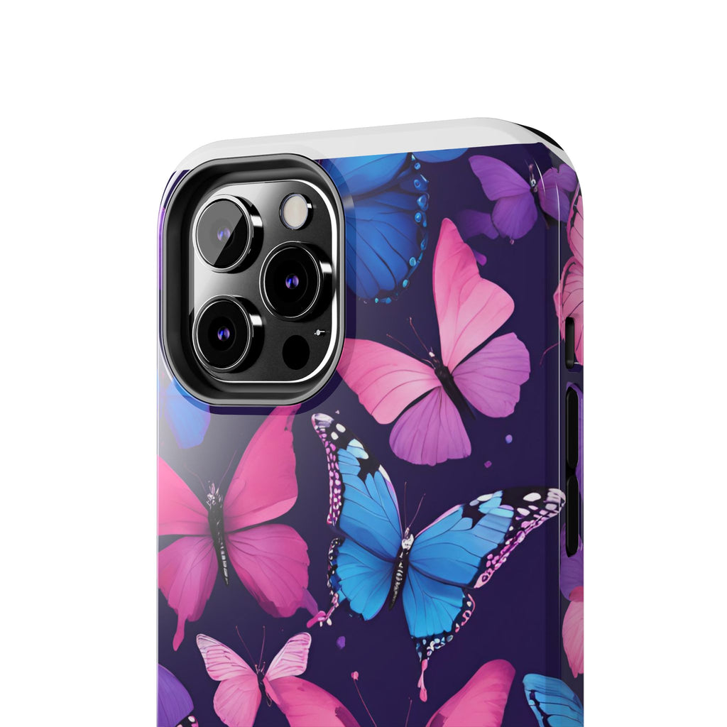 Butterfly Phone Case (Pink,Purple and Blue)