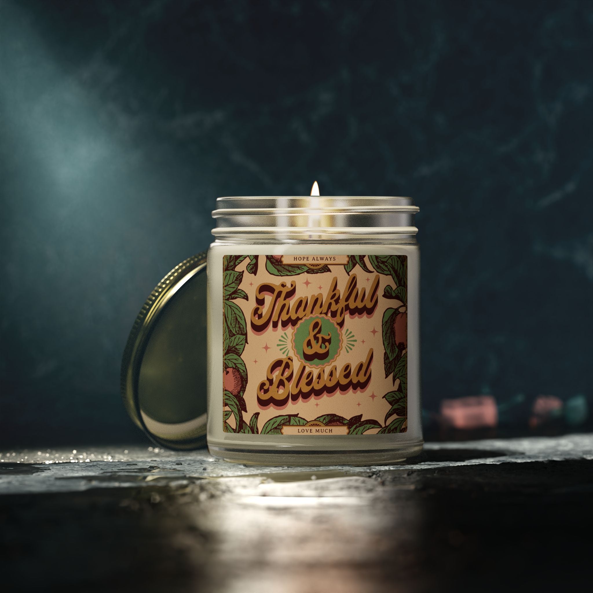 Thankful & Blessed Scented Candle (4oz. 9oz.)