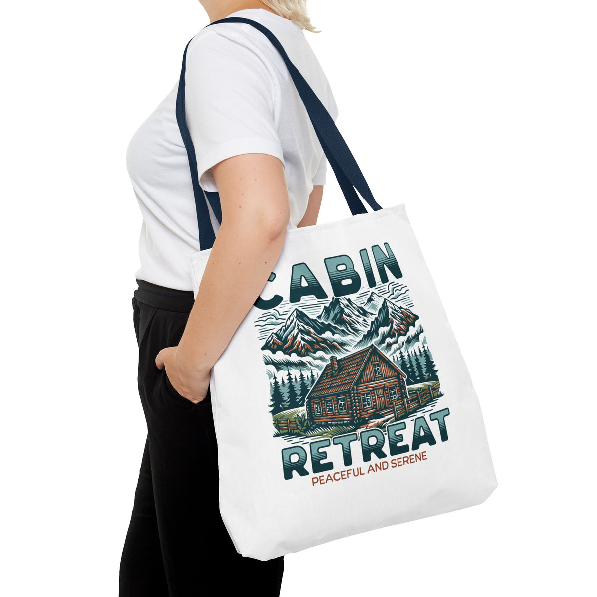 Cabin Retreat Tote Bag