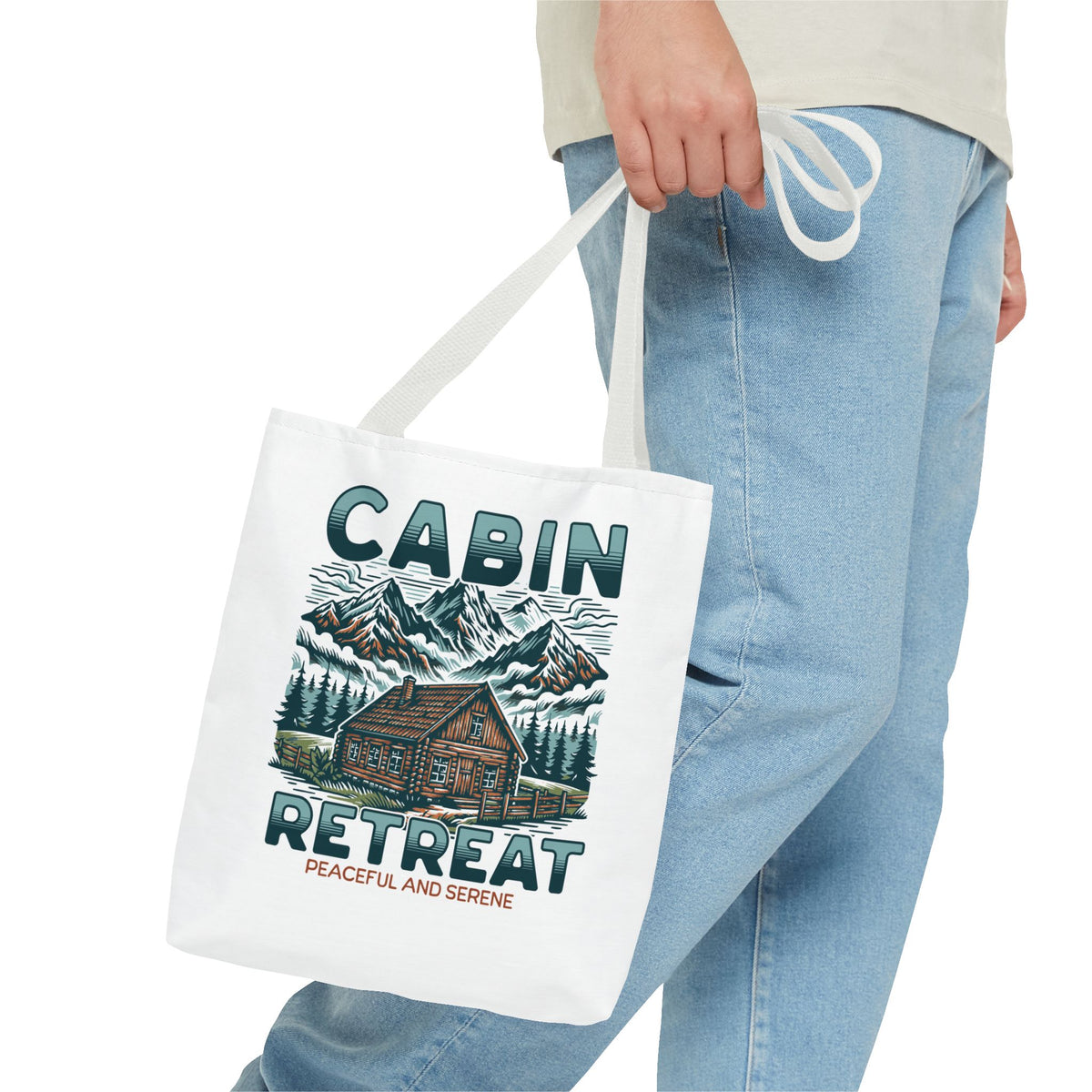 Cabin Retreat Tote Bag