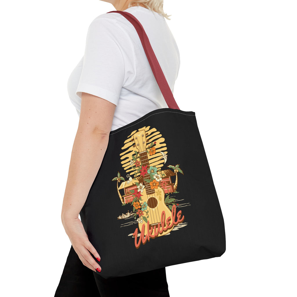 Ukulele Retro Tote Bag