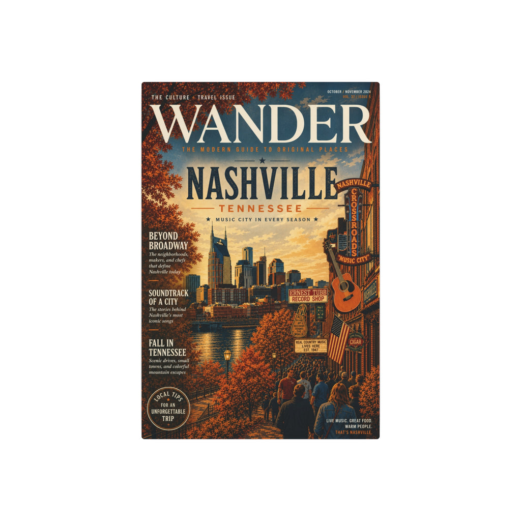 Nashville Tennessee Metal Art Sign