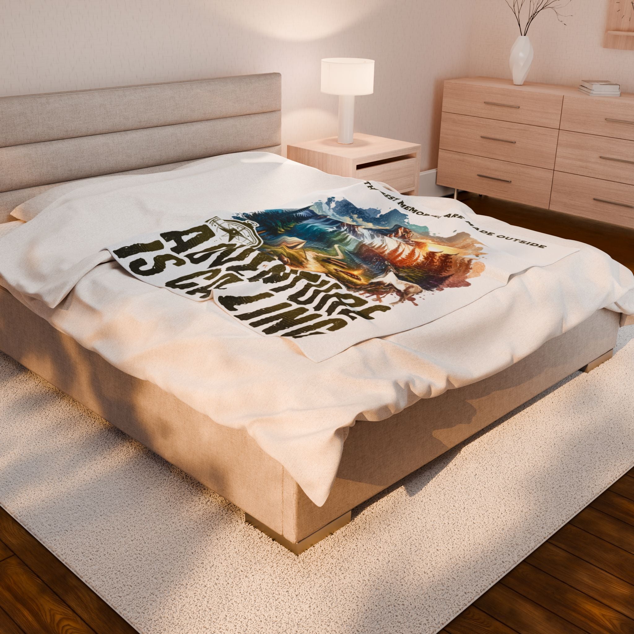 'Adventure is Calling' Blanket