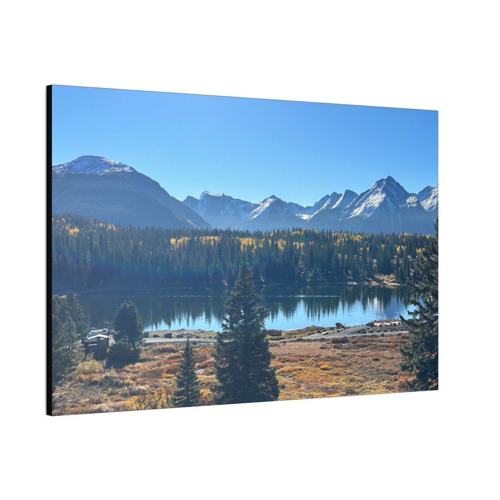 Mountain Lake Landscape Canvas