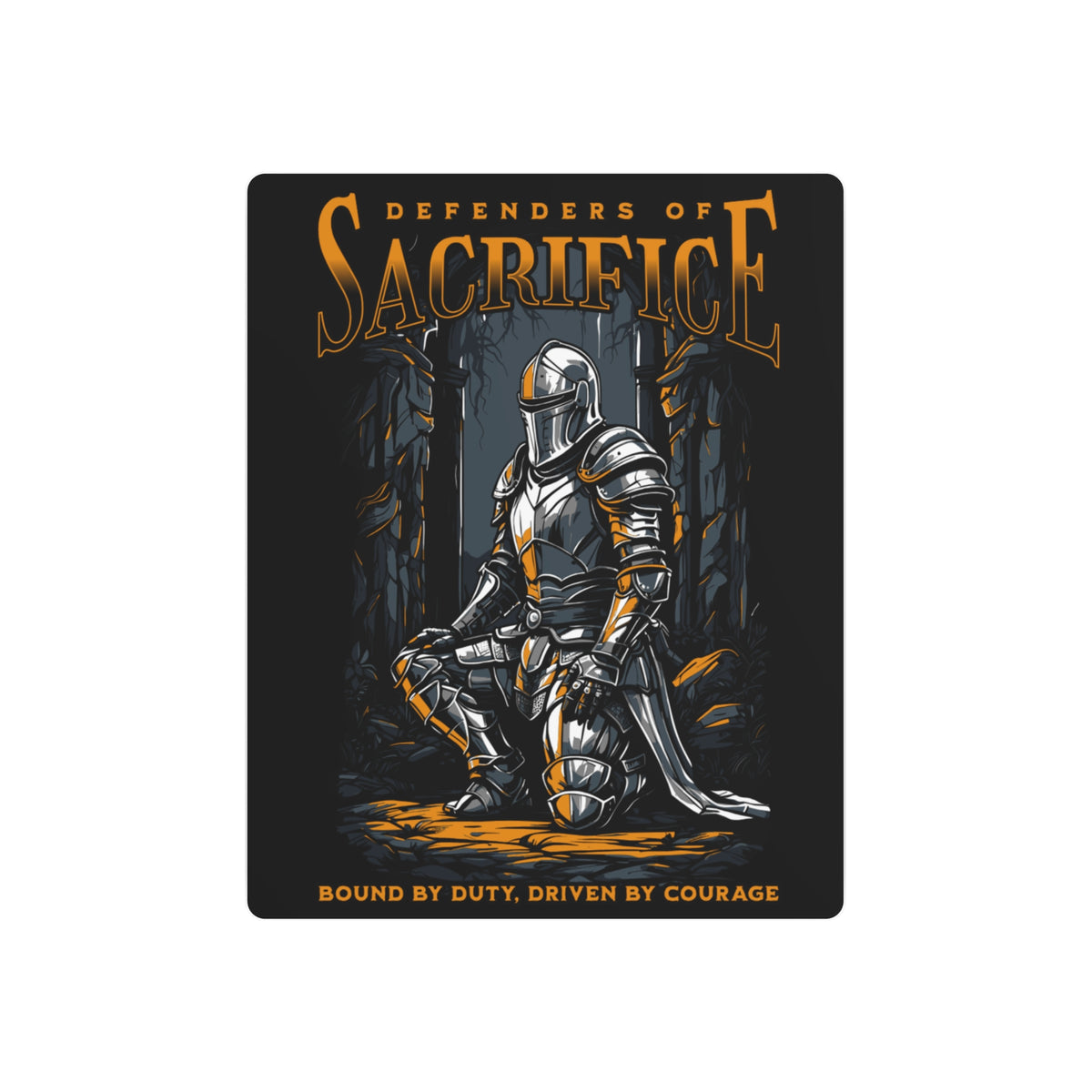 "Defenders of Sacrifice" Knight Wall Art