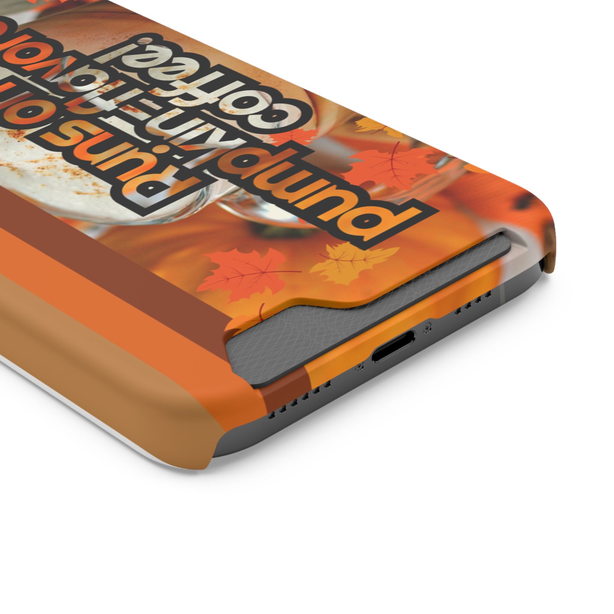 Coffee Phone Case w/Card Holder