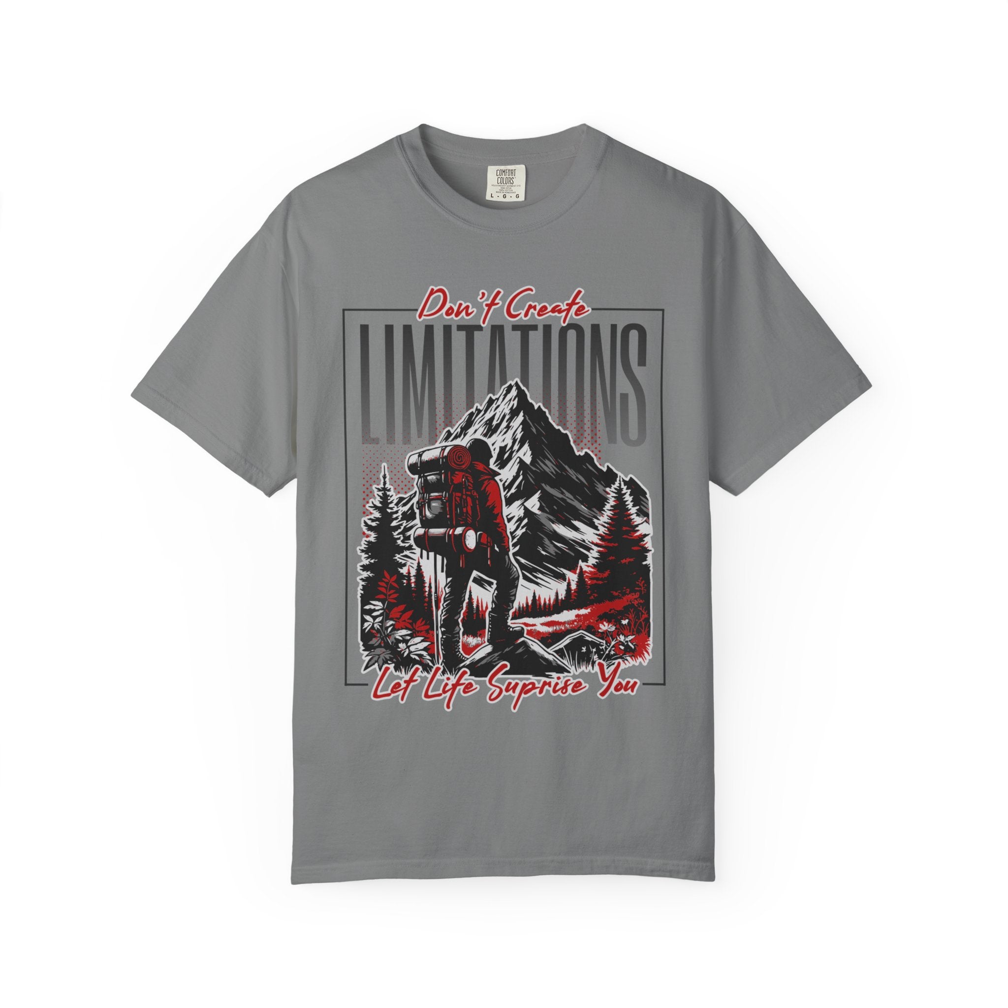 "Don't Create Limitations" Adventure T-Shirt