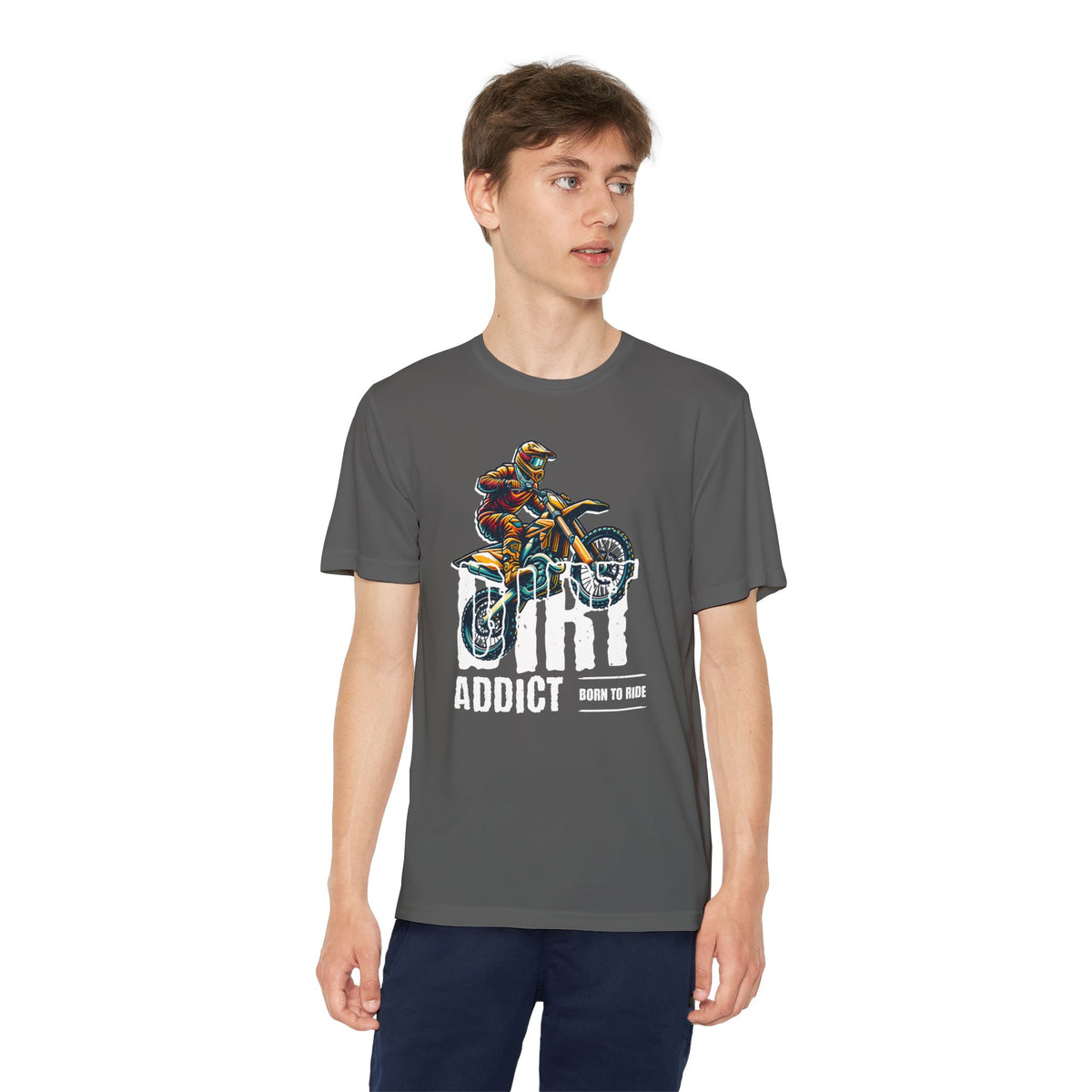 Dirt Addict Youth Motocross T-Shirt